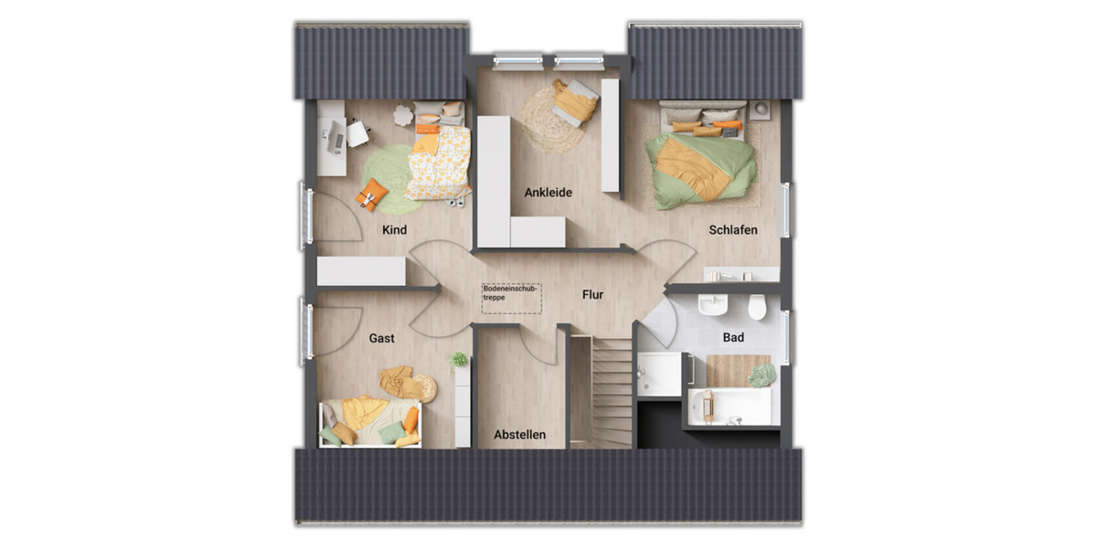 Einfamilienhaus Wendeburg - 5 Zimmer, 140 m&sup2;, 387.190&euro; | Angebot:26139064