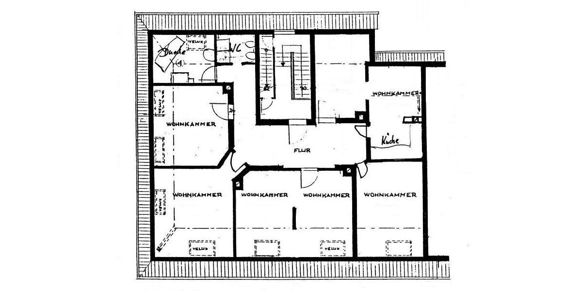 Dachgeschoßwohnung Braunschweig Lehndorf-Watenbüttel - 4 Zimmer, 139 m&sup2;, 1.050&euro; | Angebot:26296847
