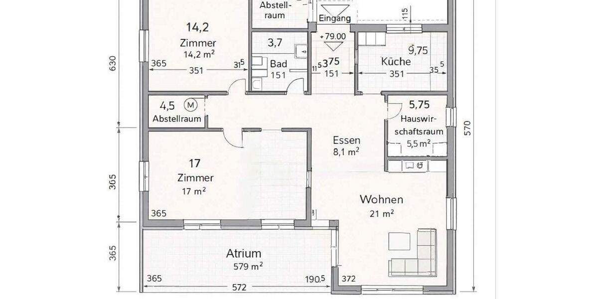 Bungalow Braunschweig Querum - 3 Zimmer, 91 m&sup2;, 269.000&euro; | Angebot:24806666