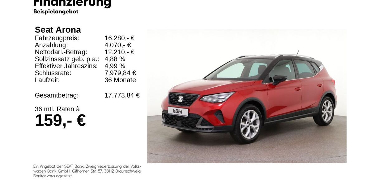 Seat Arona 30.500 km 15.980 &euro; Gifhorn 38518