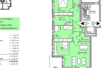Wohnung zum Kaufen in Niedersachsen - Braunschweig 430.000 € 98 m² 3 zimmer