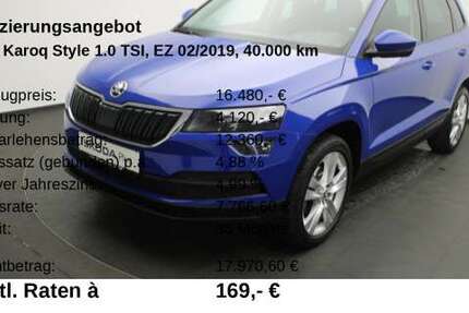 Skoda Karoq 40.000 km 16.190 &euro; Wolfsburg 38440