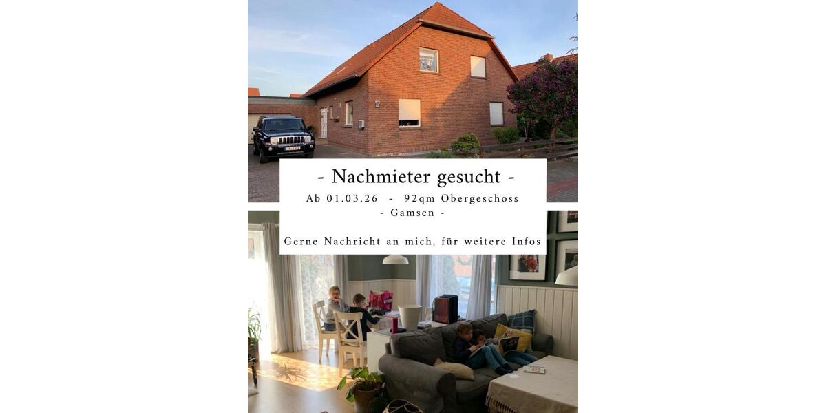 Etagenwohnung Gifhorn - 4 Zimmer, 92 m&sup2;, 1.000&euro; | Angebot:24841290