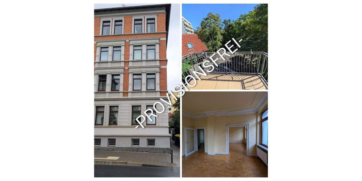 Innenstadtnahe 5-Zimmer Altbau Wohnung im 2. OG mit Balkon, Stuck und Parkett - Provisionsfrei 5 zimmer