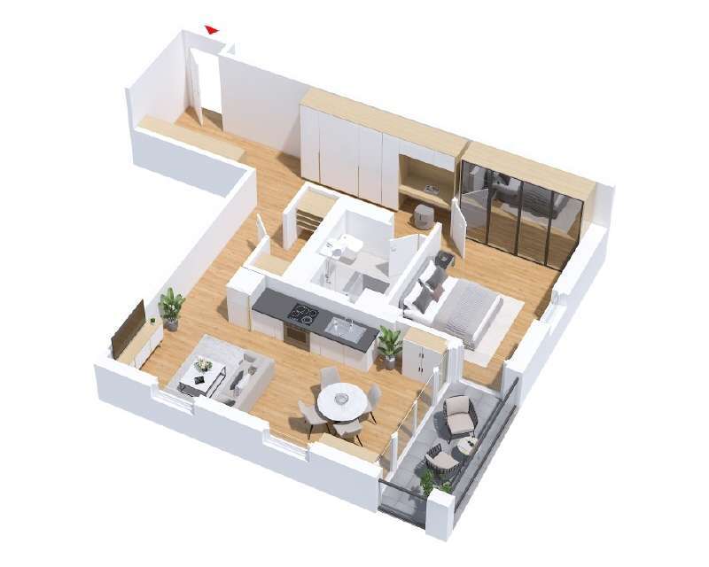 Wohnung zum Mieten in Wolfsburg 904 € 67.27 m²