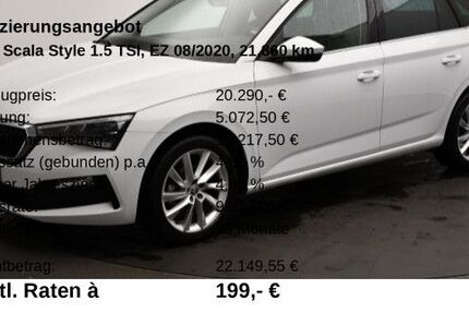 Skoda Scala 21.860 km 19.990 &euro; Wolfsburg 38440