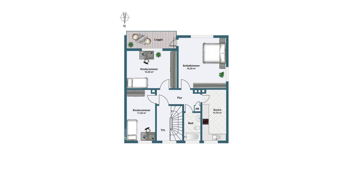 Reihenmittelhaus Braunschweig / Stöckheim Stöckheim - 6 Zimmer, 129 m&sup2;, 350.000&euro; | Angebot:26893271