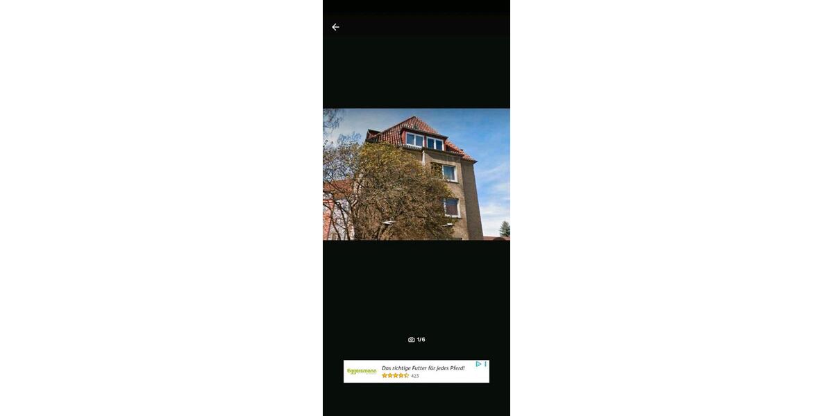Dachgeschoßwohnung Helmstedt - 2 Zimmer, 48 m&sup2;, 380&euro; | Angebot:26347986