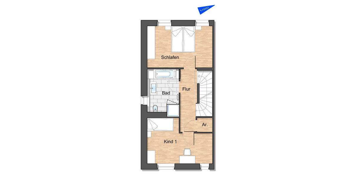 Einfamilienhaus Wolfsburg Almke - 5 Zimmer, 124 m&sup2;, 1.524&euro; | Angebot:21383051