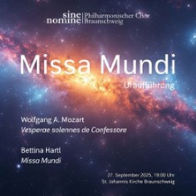 Missa Mundi - Uraufführung