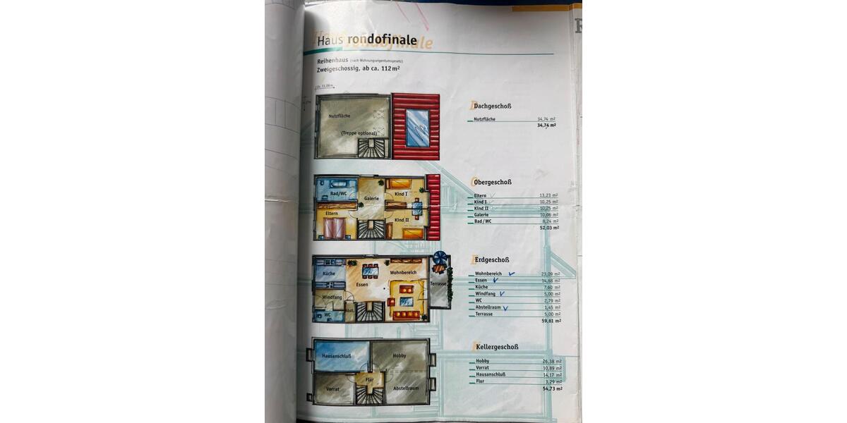 Reihenhaus Wolfsburg Almke - 4 Zimmer, 112 m&sup2;, 349.000&euro; | Angebot:27267958