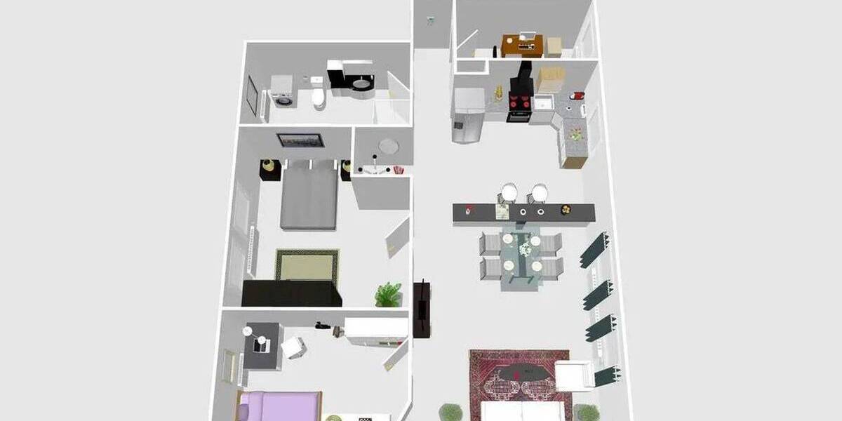 Etagenwohnung Wolfsburg Neindorf - 4 Zimmer, 76 m&sup2;, 135.000&euro; | Angebot:26807734