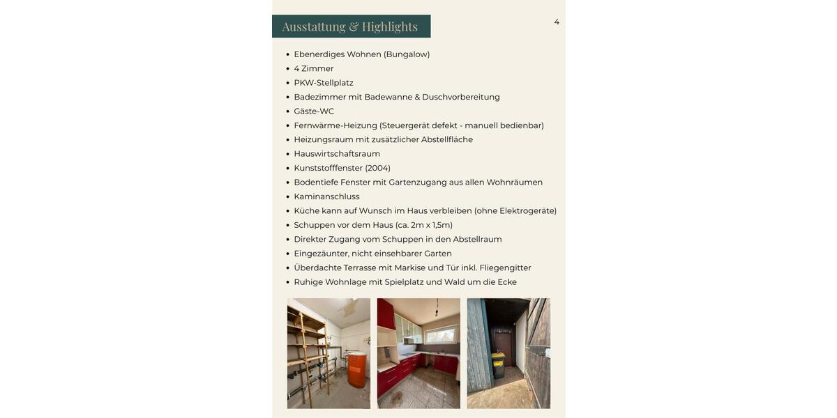 Bungalow Braunschweig Südstadt- Rautheim- Mascherode - 4 Zimmer, 103 m&sup2;, 345.000&euro; | Angebot:26194715