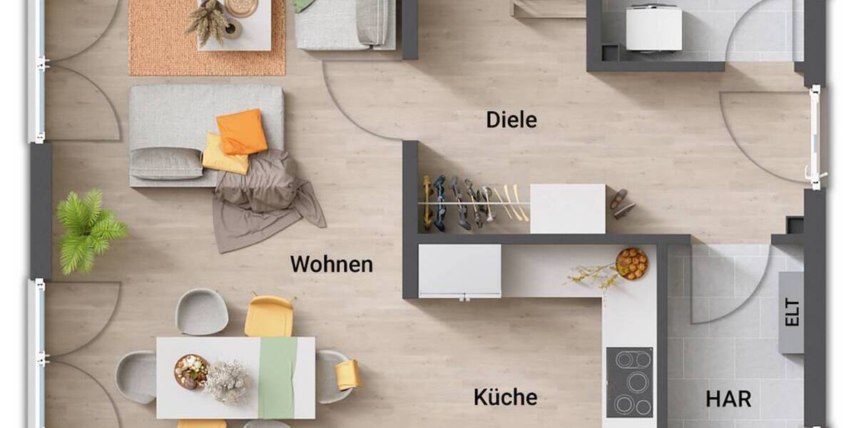 Einfamilienhaus Cremlingen Schulenrode - 4 Zimmer, 109 m&sup2;, 368.450&euro; | Angebot:26891249