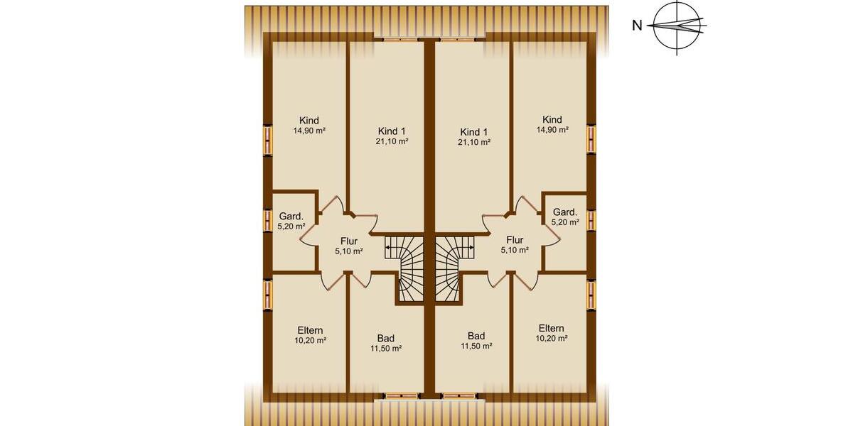 Doppelhaushälfte Ehra-Lessien Lessien - 5 Zimmer, 150 m&sup2;, 1.425&euro; | Angebot:24878297