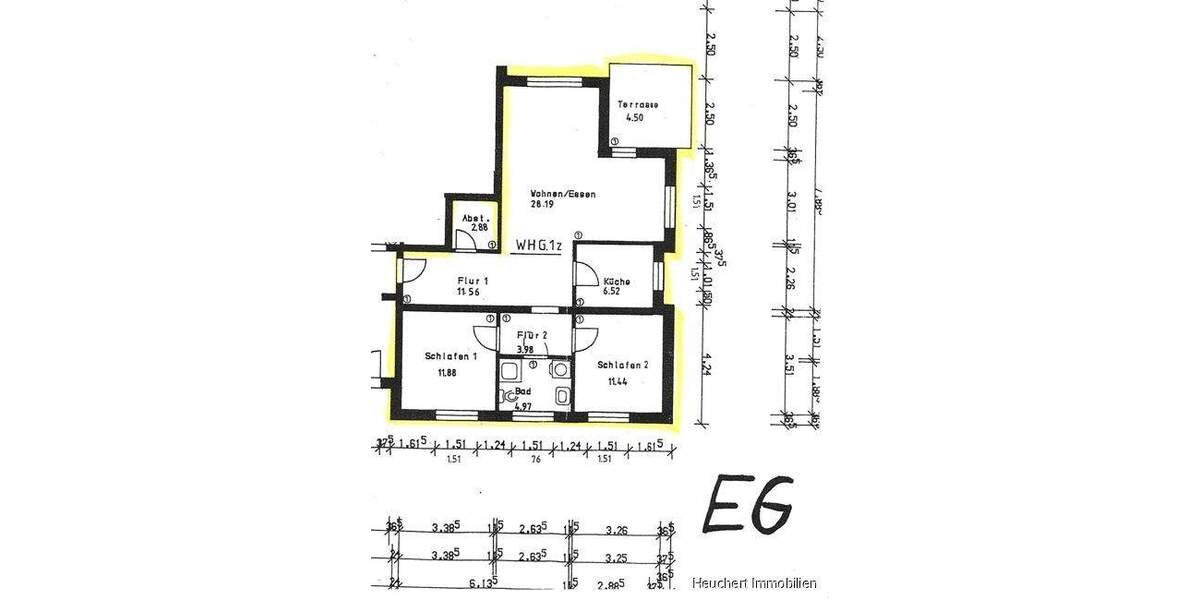 Schöne 3 Zi- Erdgeschosswohnung in Gifhorn-östliches Stadtgebiet 3 zimmer