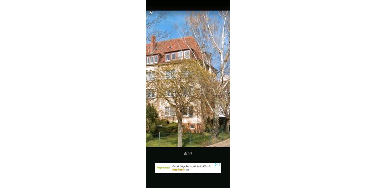Dachgeschoßwohnung Helmstedt - 2 Zimmer, 48 m&sup2;, 380&euro; | Angebot:26347986