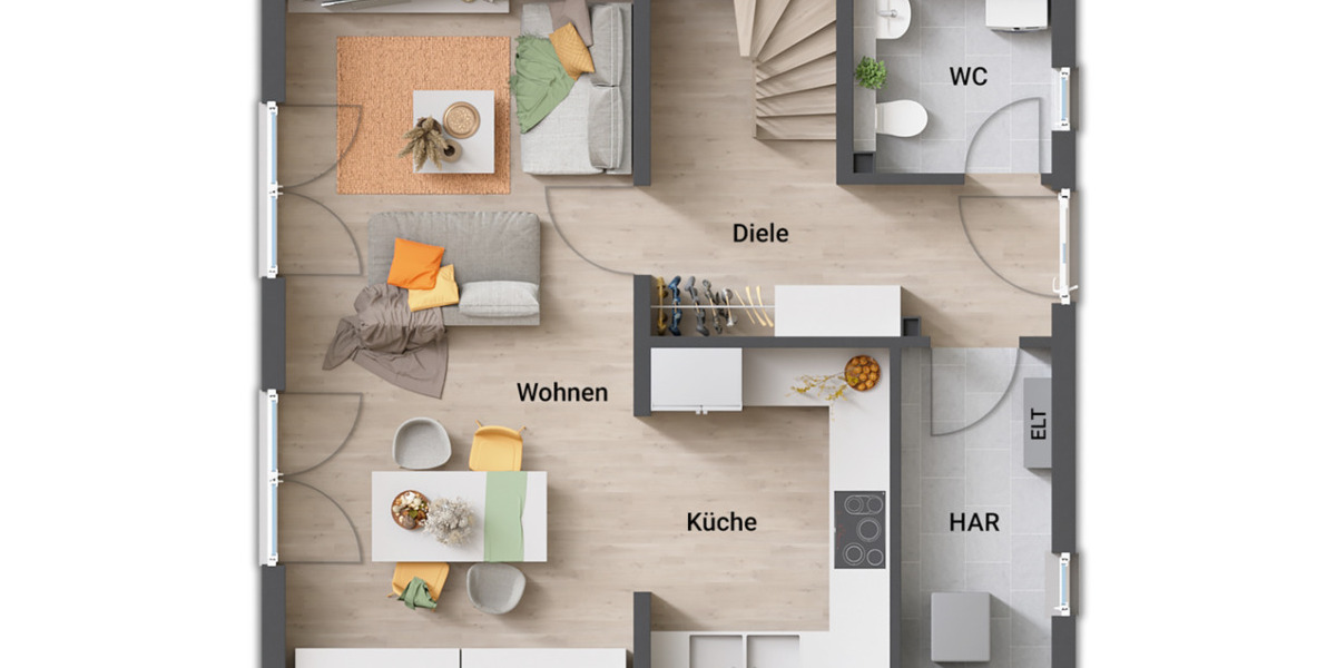 Bungalow Osloß - 4 Zimmer, 100 m&sup2;, 399.858&euro; | Angebot:25691542