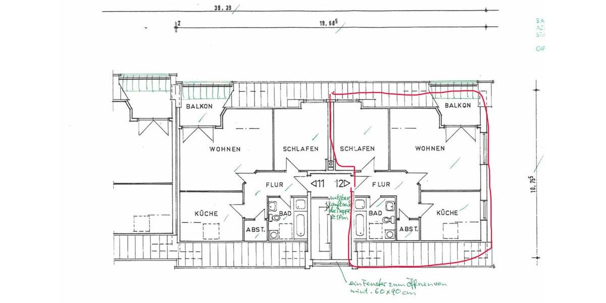 Dachgeschoßwohnung Gifhorn - 2 Zimmer, 68 m&sup2;, 520&euro; | Angebot:26647143