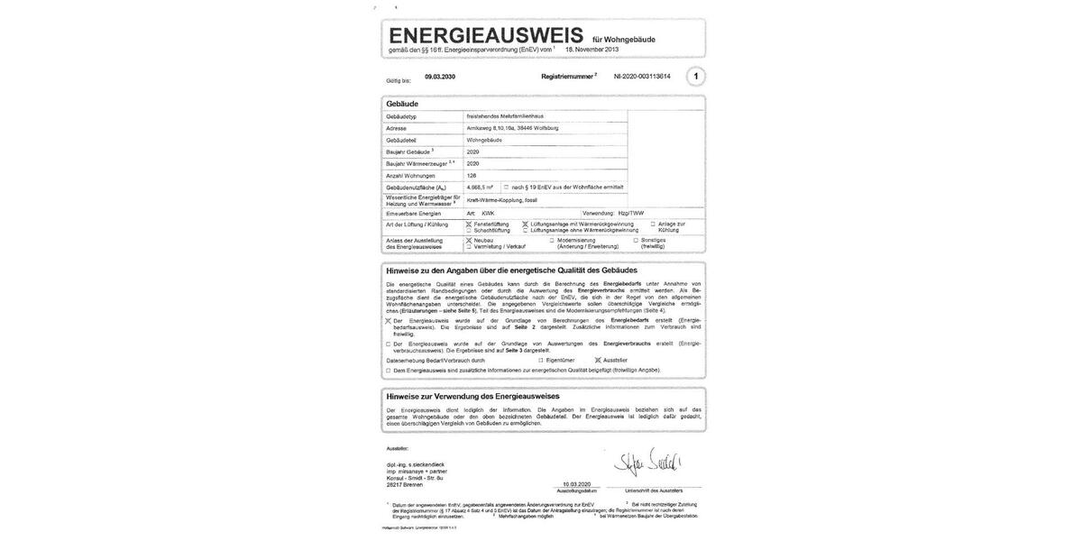 Etagenwohnung Wolfsburg Almke - 2 Zimmer, 66 m&sup2;, 730&euro; | Angebot:26096896