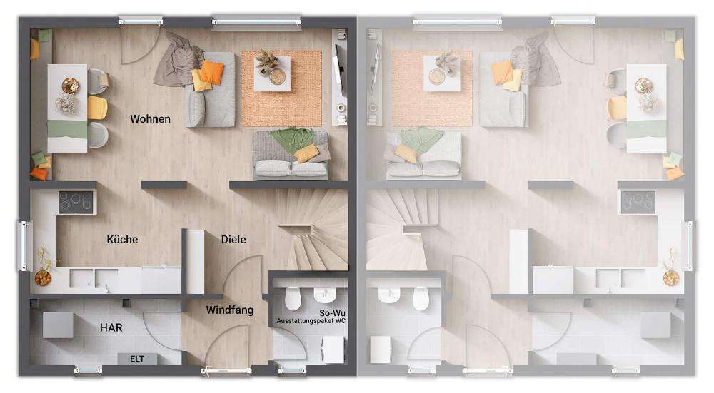 Für Dich! Mit unserem Doppelhaus Kosten sparen