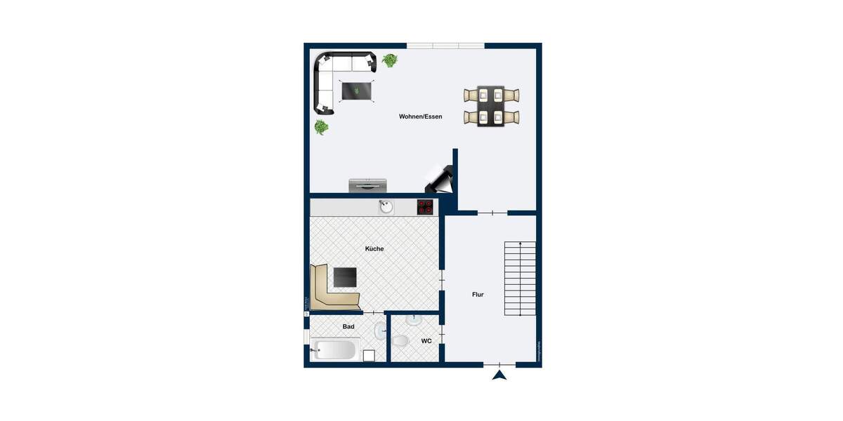 Kralenriede - Solide Doppelhaushälfte mit Gartengrundstück 4 zimmer