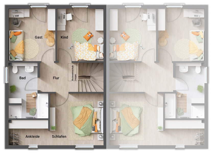 Doppelhaus Aura 115 - Zuhause mit Stil und Herz