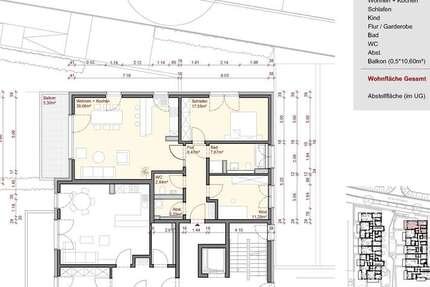 Wohnung Wolfsburg Almke - 3 Zimmer, 94 m&sup2;, 345.000&euro; | Angebot:26188665