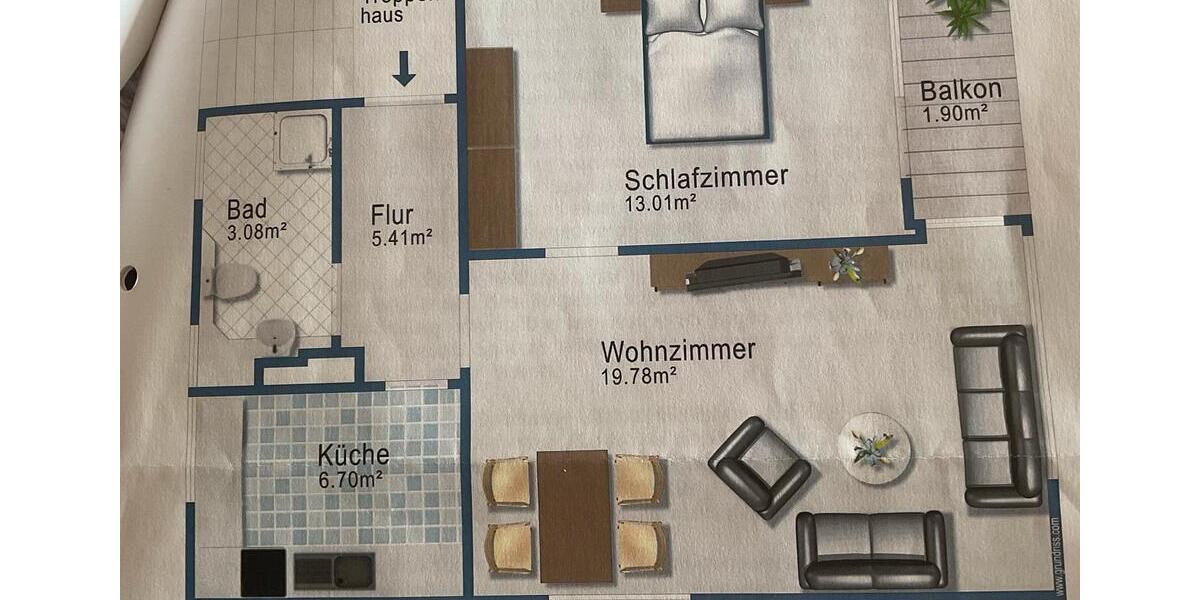 Etagenwohnung Wolfsburg - 2 Zimmer, 50 m&sup2;, 120.000&euro; | Angebot:26814485