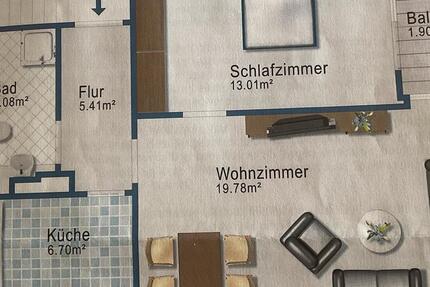 Wohnung Wolfsburg - 2 Zimmer, 50 m&sup2;, 120.000&euro; | Angebot:26814485