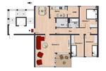 Etagenwohnung Wolfsburg Detmerode - 4 Zimmer, 125 m&sup2;, 1.200&euro; | Angebot:26225369