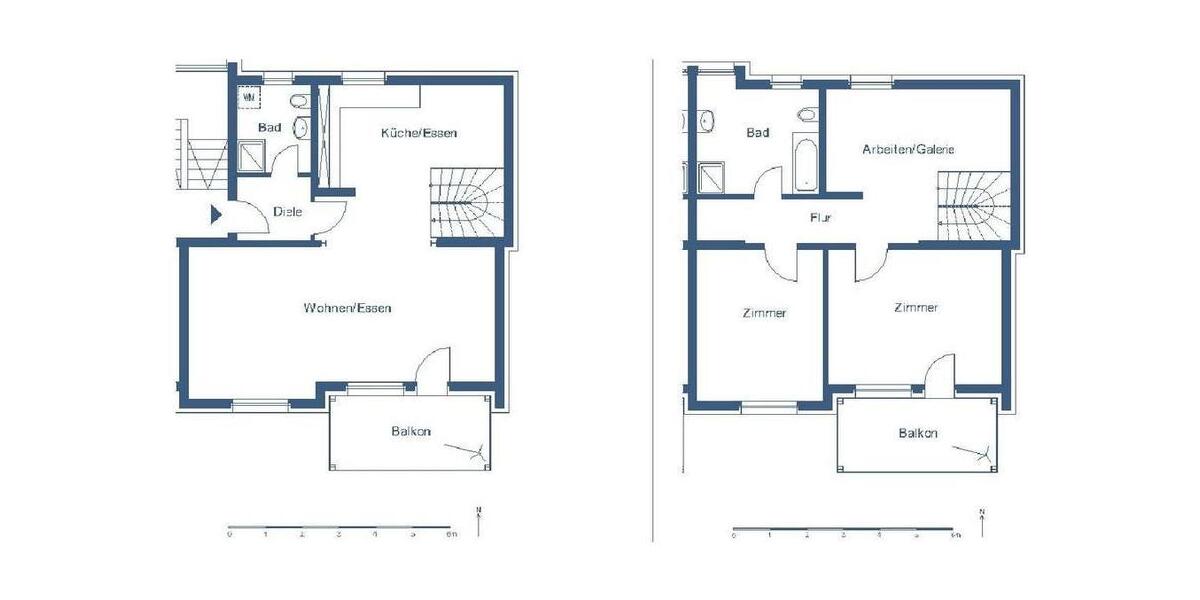 Rabenberg-Highlight: Maisonette mit zwei Bädern, Balkonen und Stellplatz 4 zimmer