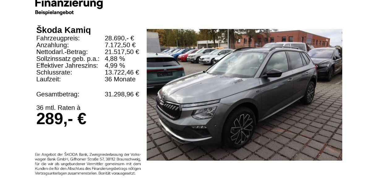 Skoda Kamiq 24.597 km 28.490 € Gifhorn 38518
