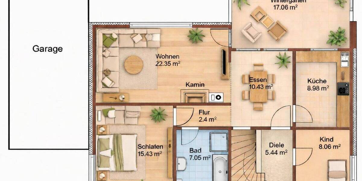 Einfamilienhaus Velpke - 6 Zimmer, 130 m&sup2;, 299.900&euro; | Angebot:26555306