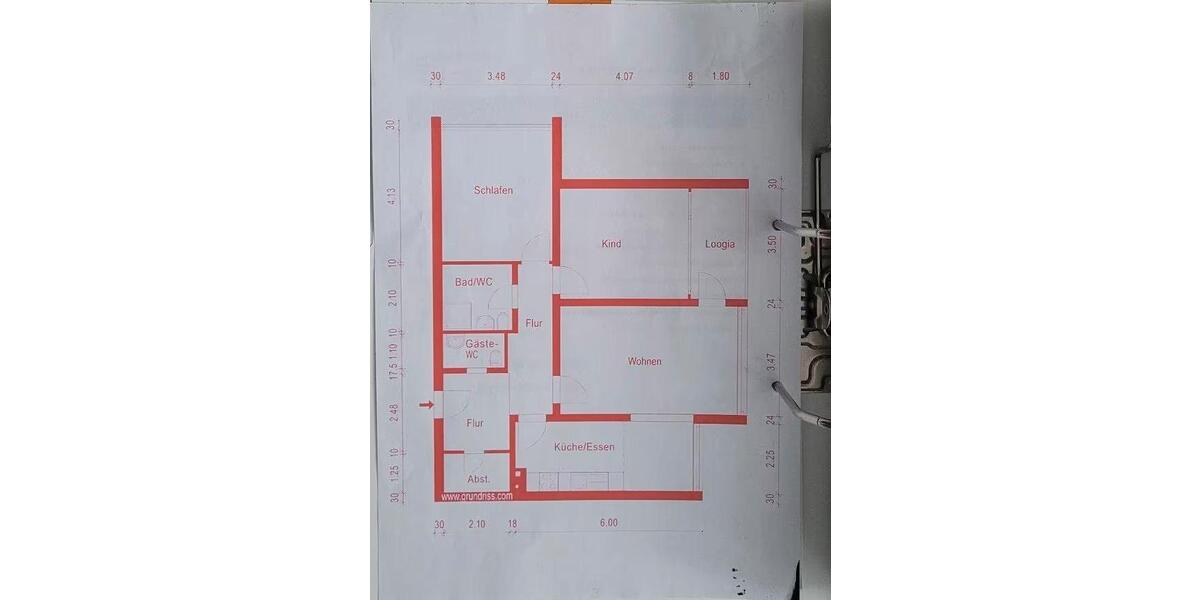 Etagenwohnung Wolfsburg Detmerode - 3 Zimmer, 84 m&sup2;, 190.000&euro; | Angebot:26249017