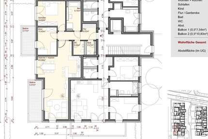 Wohnung Wolfsburg Almke - 3 Zimmer, 100 m&sup2;, 368.400&euro; | Angebot:25548042