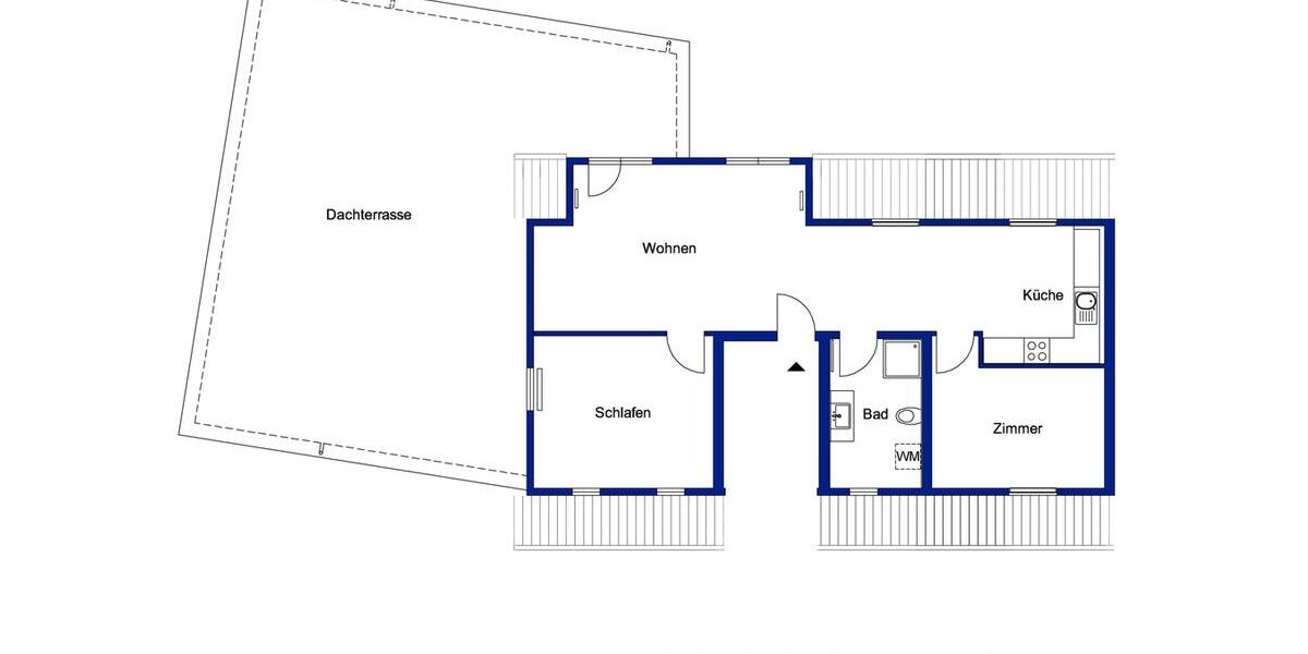 Dachgeschoßwohnung Wolfsburg - 3 Zimmer, 107 m&sup2;, 1.093&euro; | Angebot:25867220