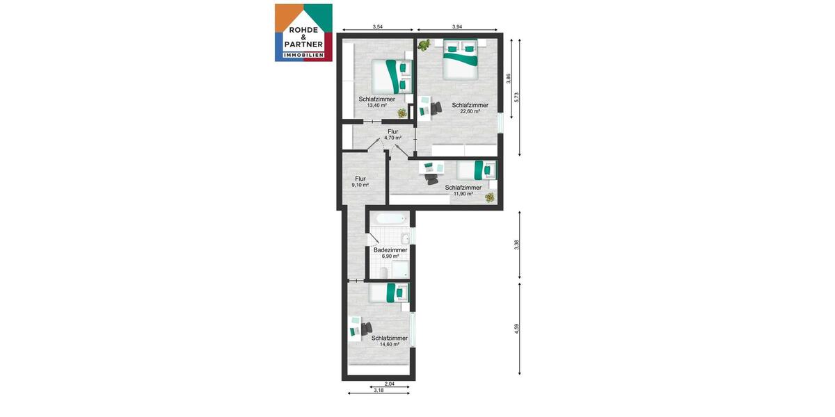 Altersgerechtes Wohnen mit direkter Anbindung zur Tagespflege 5 zimmer