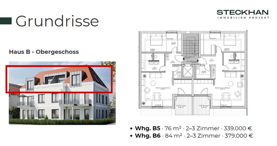 Etagenwohnung Schwülper - 4 Zimmer, 100 m&sup2;, 429.000&euro; | Angebot:26678568