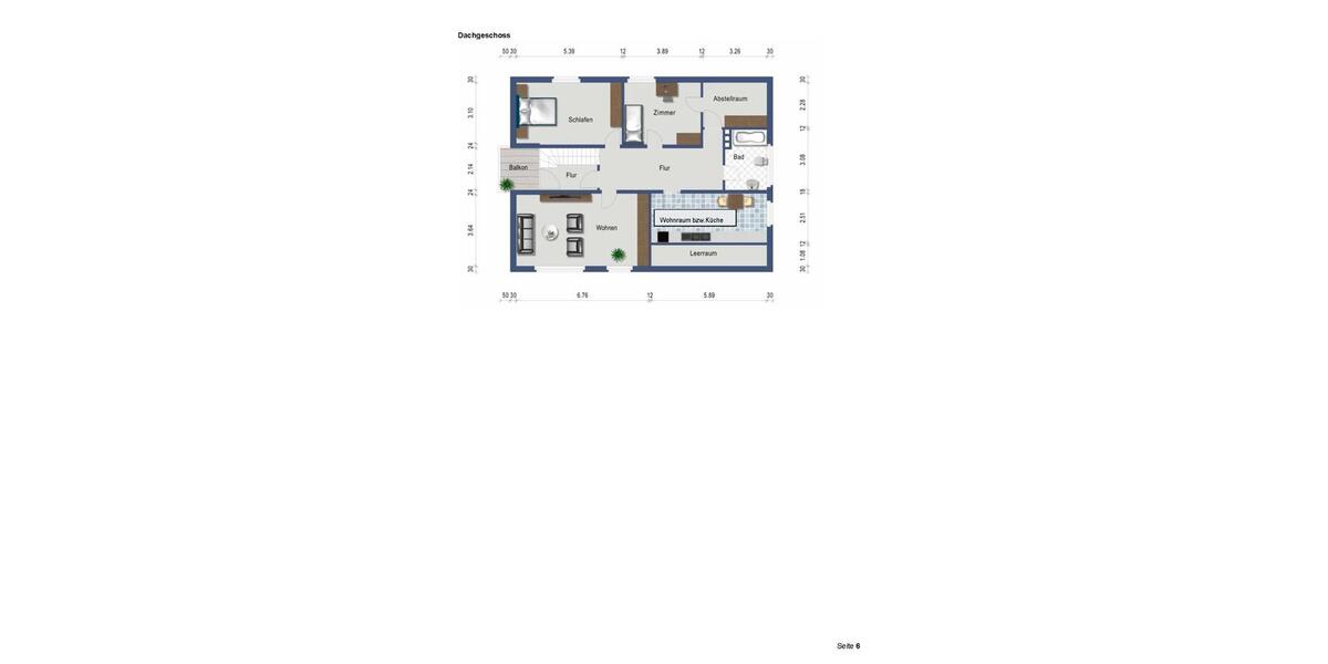 Dachgeschoßwohnung Gifhorn - 3 Zimmer, 85 m&sup2;, 650&euro; | Angebot:26578132
