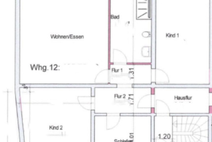 4-Raum Erdgeschosswohnung in Hillerse 4 zimmer