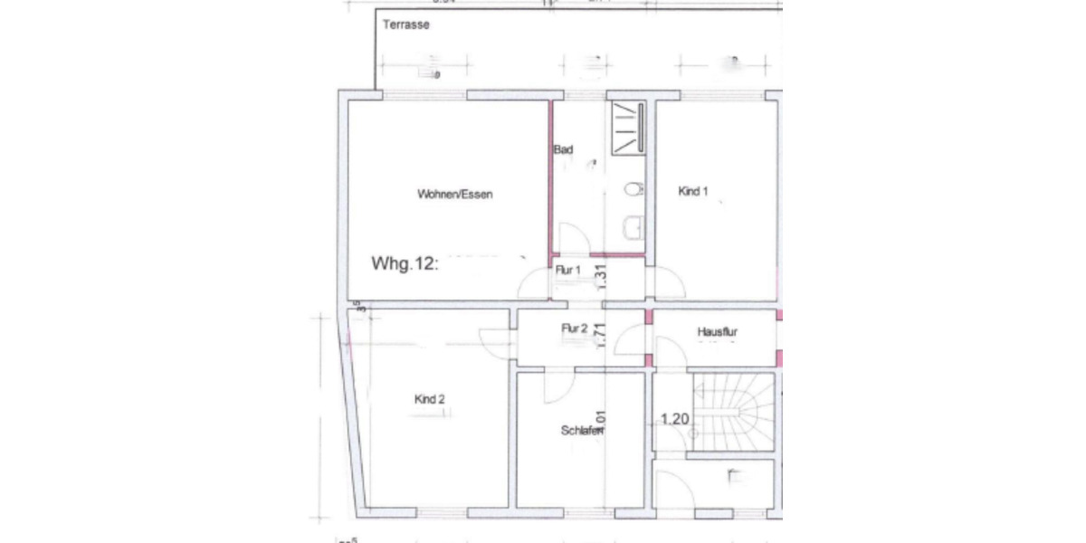4-Raum Erdgeschosswohnung in Hillerse 4 zimmer
