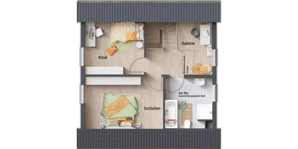 Einfamilienhaus Wolfsburg Tiergartenbreite - 3 Zimmer, 90 m&sup2;, 187.290&euro; | Angebot:25797097