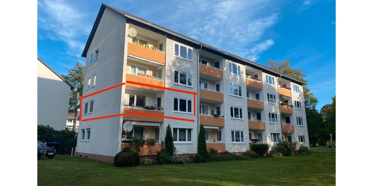 Provisionsfrei: 3-Zimmer-Wohnung mit Loggia am Neuen Teich 3 zimmer