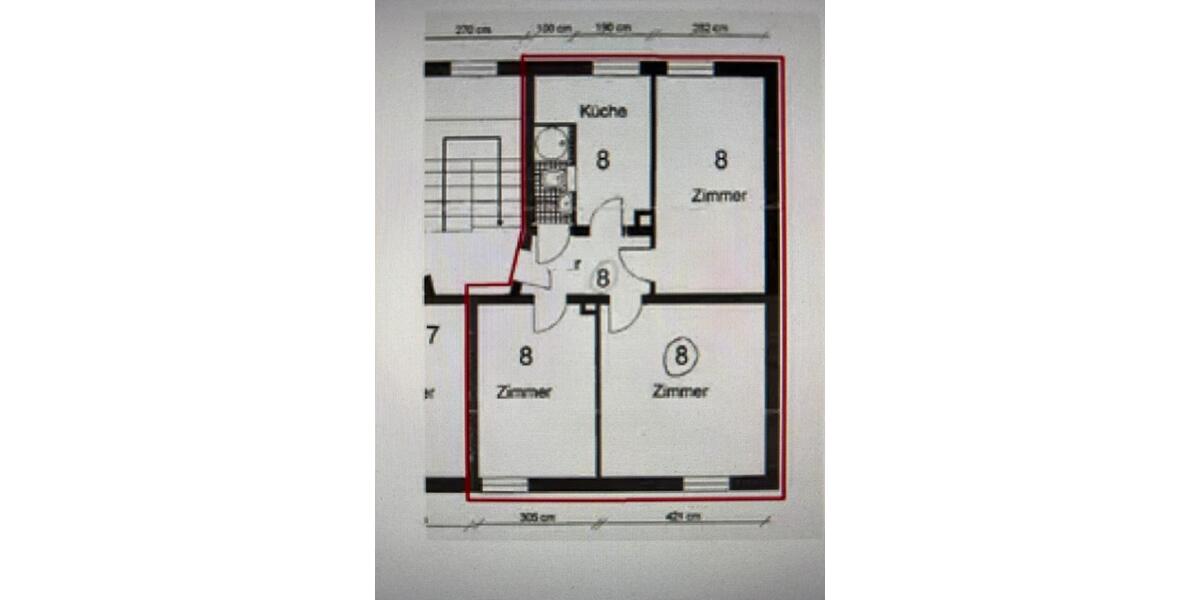 3 ZKB im westlichen Ringgebiet 3 zimmer