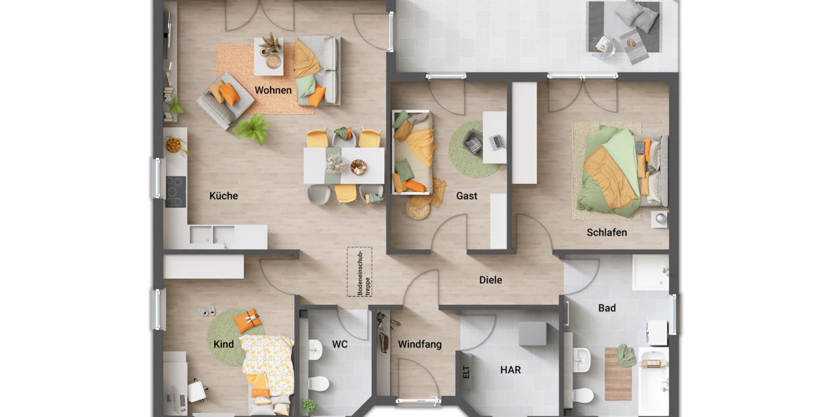 Einfamilienhaus Wesendorf - 4 Zimmer, 108 m&sup2;, 343.150&euro; | Angebot:26243024