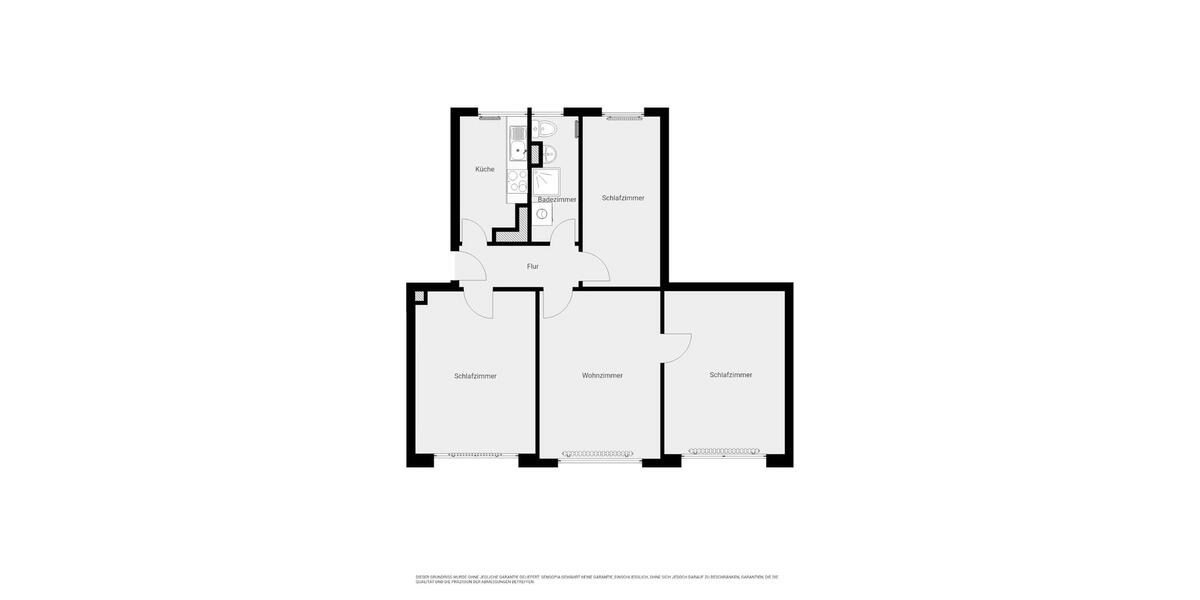 Etagenwohnung Oebisfelde-Weferlingen Döhren - 4 Zimmer, 71 m&sup2;, 392&euro; | Angebot:26235241