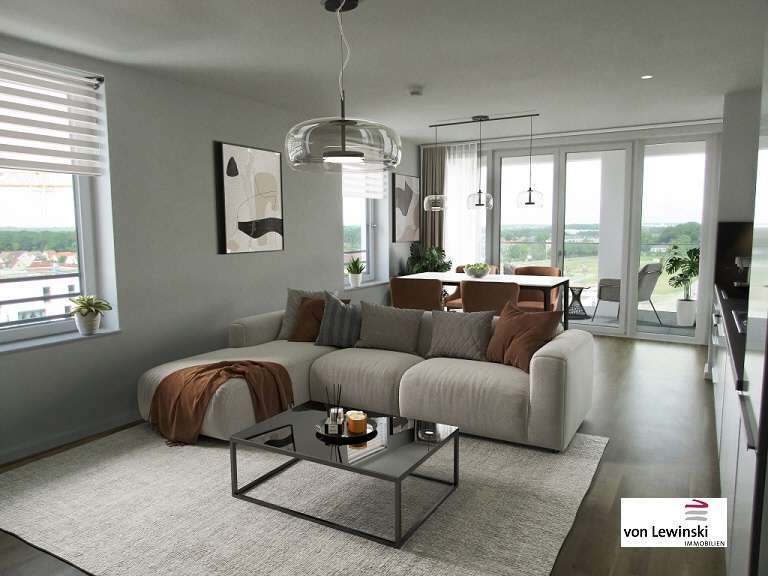 Wohnung zum Mieten in Wolfsburg 1.071 € 87.75 m²