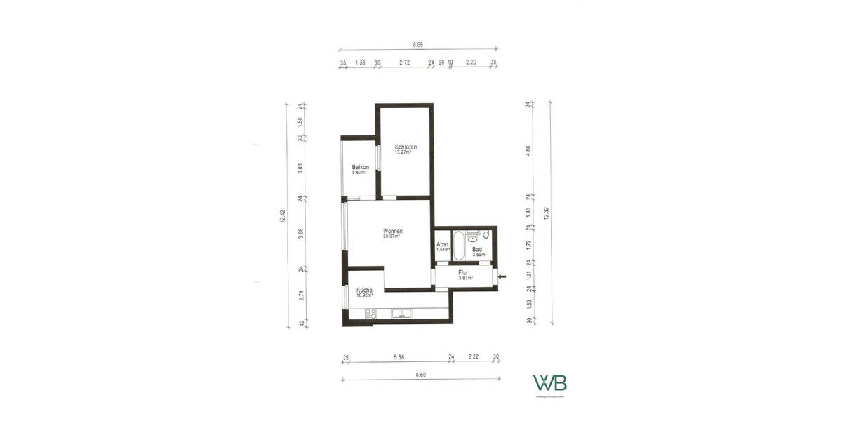 Etagenwohnung Wolfsburg / Detmerode Detmerode - 4 Zimmer, 115 m&sup2;, 199.000&euro; | Angebot:26258793