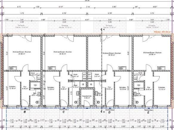 Etagenwohnung Oebisfelde-Weferlingen Weferlingen - 2 Zimmer, 62 m&sup2;, 806&euro; | Angebot:25396493